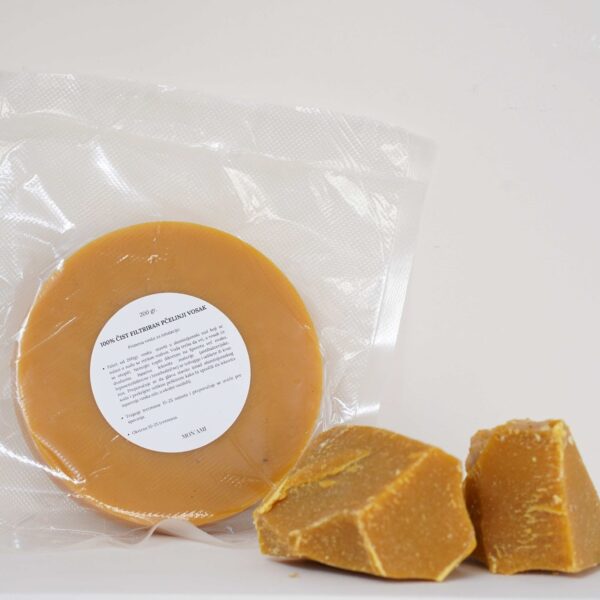 Čist filtriran pčelinji vosak 200 gr